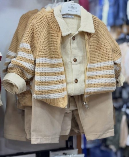 طقم ولادي ثلاث قطع