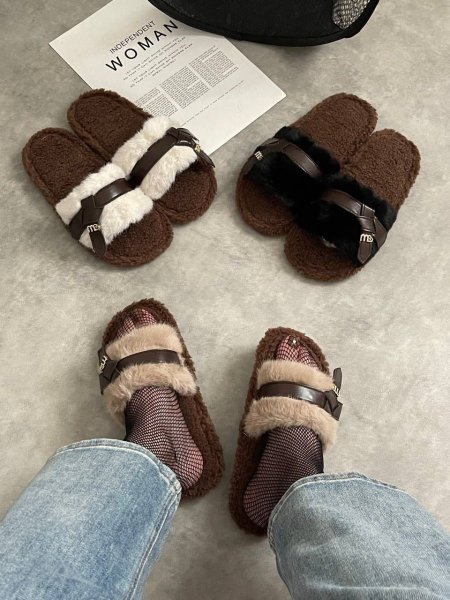 بابوج شتوي مفتوح