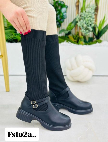 جزمة شتوي ساق طويل