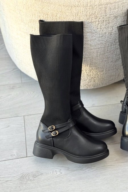 جزمة شتوي ساق طويل
